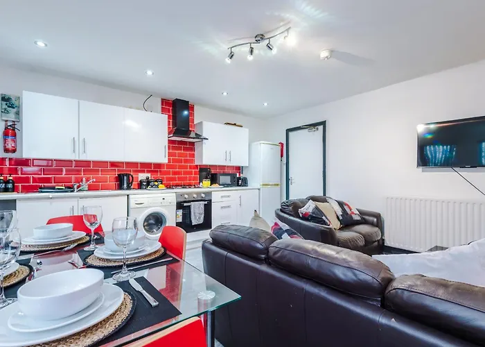 公寓 Urban Escape Bright & Spacious 3br 利兹